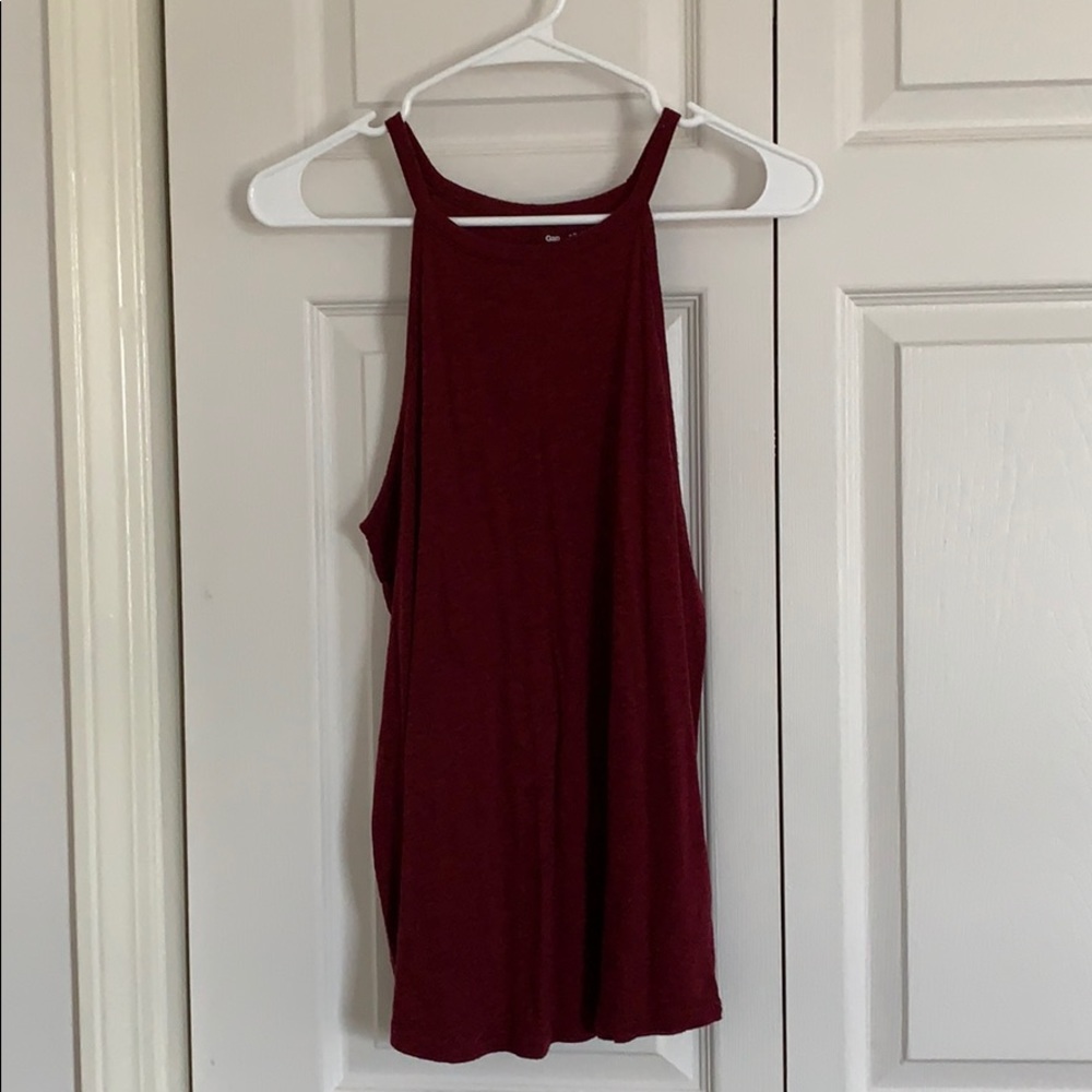 Red tank top